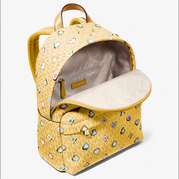 Michael Kors Slater Medium Printed Signature Logo Backpack